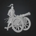 Mô hình Suncrest Siege Knight: Hiệp sĩ và pháo binh in 3D chi tiết - Thumbnail 1