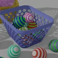 Mẫu giỏ đựng đồ đa năng xinh xắn - Easter Basket in 3D - Thumbnail 1