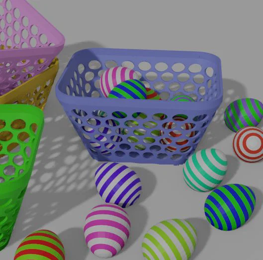 Mẫu giỏ đựng đồ đa năng xinh xắn - Easter Basket in 3D - Image 2