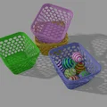 Mẫu giỏ đựng đồ đa năng xinh xắn - Easter Basket in 3D - Thumbnail 4
