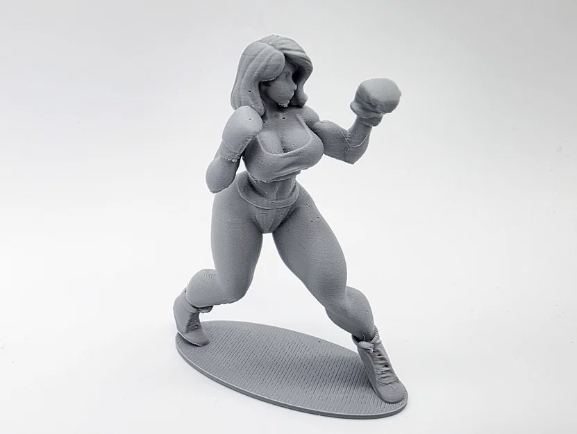 Tượng Nữ Võ Sĩ Boxing (Female Boxer Figurine) - Image 1