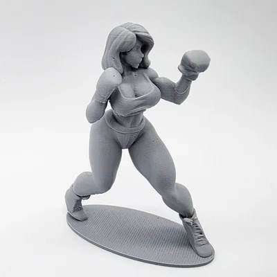 Tượng Nữ Võ Sĩ Boxing (Female Boxer Figurine)
