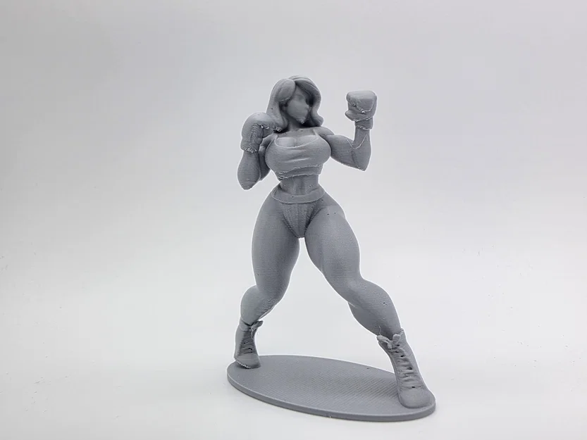 Tượng Nữ Võ Sĩ Boxing (Female Boxer Figurine) - Image 4