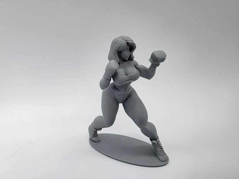 Tượng Nữ Võ Sĩ Boxing (Female Boxer Figurine) - Image 6
