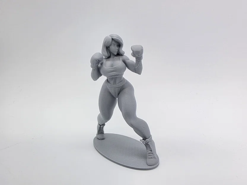 Tượng Nữ Võ Sĩ Boxing (Female Boxer Figurine) - Image 7