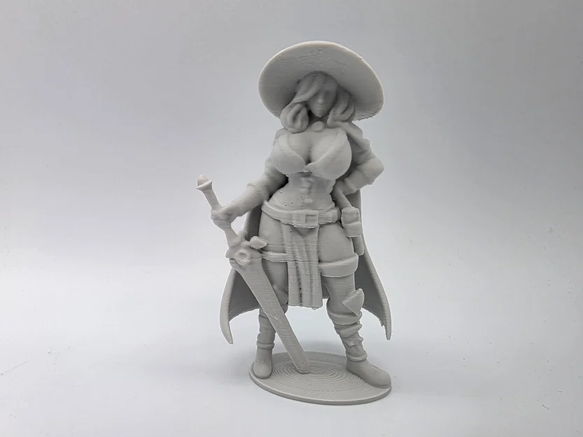 Tượng Nữ Phù Thủy Chiến Binh (Female Witch Champion Figurine) - Image 1
