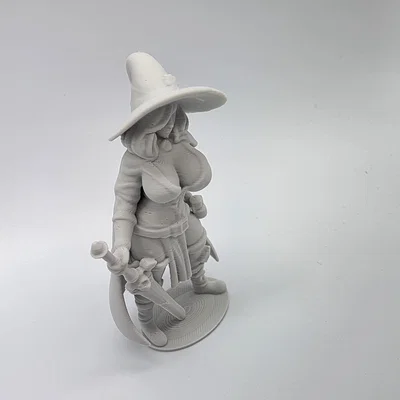Tượng Nữ Phù Thủy Chiến Binh (Female Witch Champion Figurine)