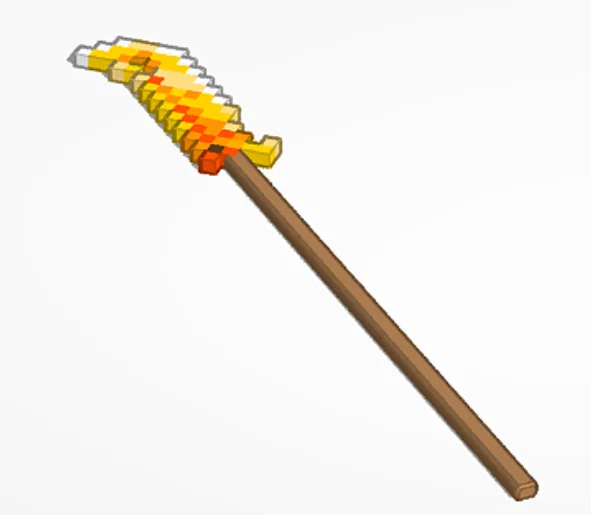 Bộ sưu tập vũ khí Minecraft Dungeons cho mô hình Dummy 13 - Image 2