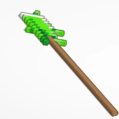 Bộ sưu tập vũ khí Minecraft Dungeons cho mô hình Dummy 13