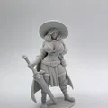 Tượng Nữ Phù Thủy Chiến Binh (Female Witch Champion Figurine) - Thumbnail 5