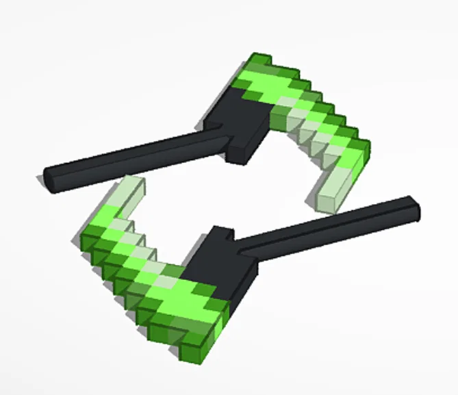 Bộ sưu tập vũ khí Minecraft Dungeons cho mô hình Dummy 13 - Image 9