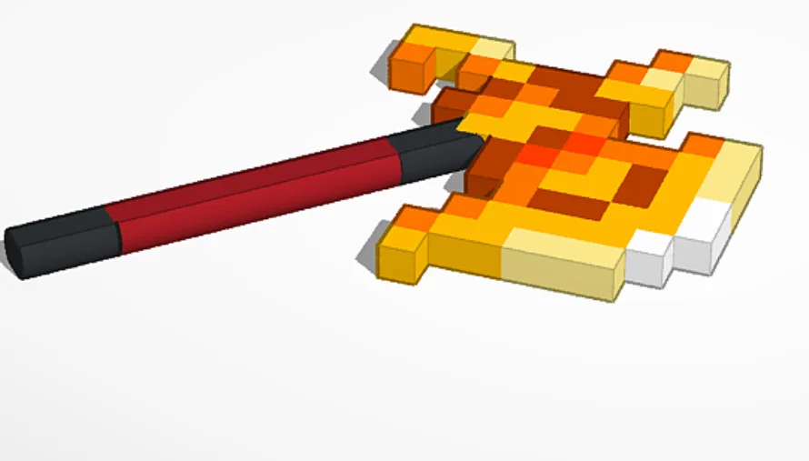 Bộ sưu tập vũ khí Minecraft Dungeons cho mô hình Dummy 13 - Image 11