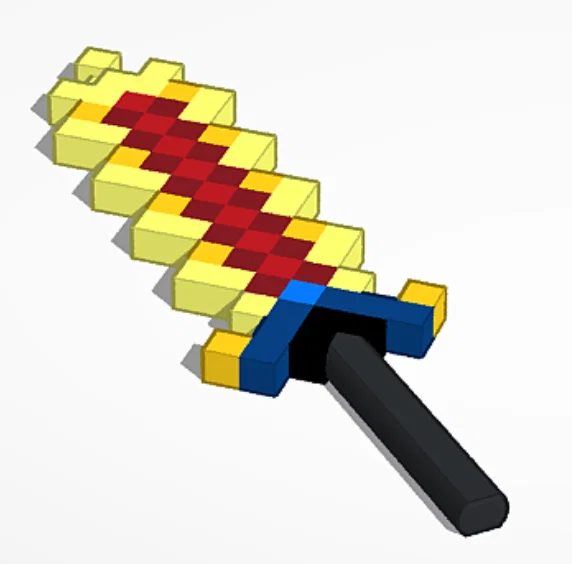 Bộ sưu tập vũ khí Minecraft Dungeons cho mô hình Dummy 13 - Image 13