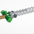 Bộ sưu tập vũ khí Minecraft Dungeons cho mô hình Dummy 13 - Thumbnail 14