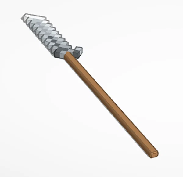 Bộ sưu tập vũ khí Minecraft Dungeons cho mô hình Dummy 13 - Image 15