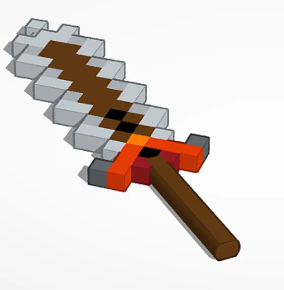 Bộ sưu tập vũ khí Minecraft Dungeons cho mô hình Dummy 13 - Image 19
