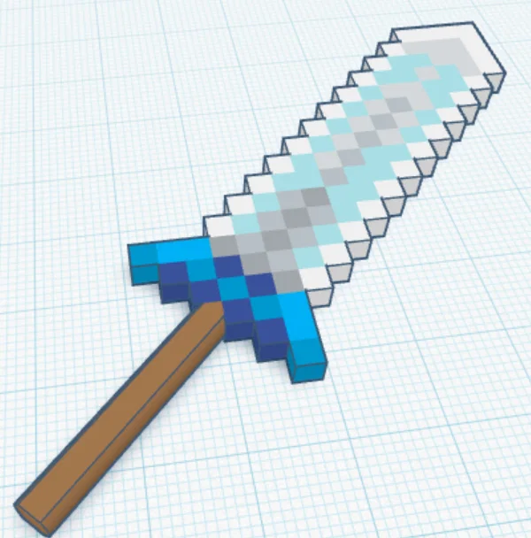 Bộ sưu tập vũ khí Minecraft Dungeons cho mô hình Dummy 13 - Image 21