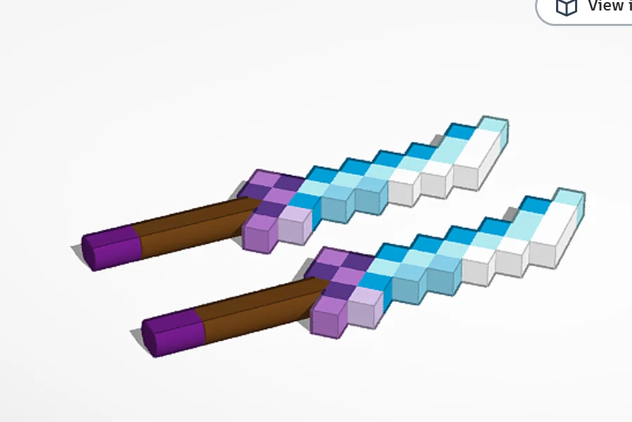 Bộ sưu tập vũ khí Minecraft Dungeons cho mô hình Dummy 13 - Image 26