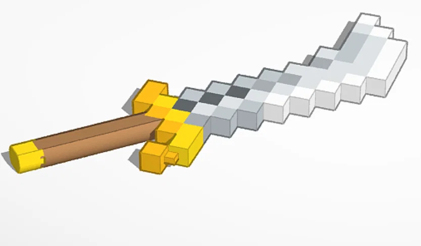 Bộ sưu tập vũ khí Minecraft Dungeons cho mô hình Dummy 13 - Image 28