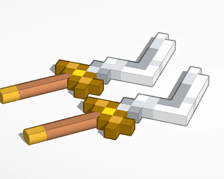 Bộ sưu tập vũ khí Minecraft Dungeons cho mô hình Dummy 13 - Image 30