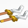 Bộ sưu tập vũ khí Minecraft Dungeons cho mô hình Dummy 13 - Thumbnail 30