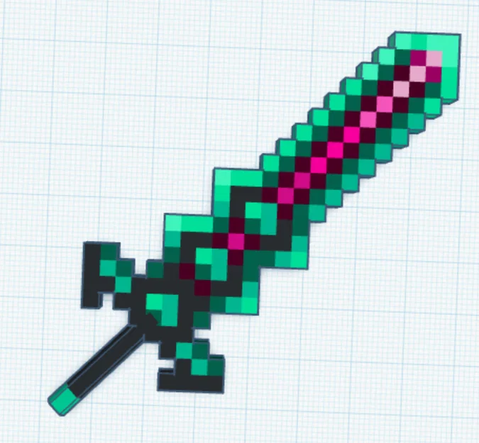 Bộ sưu tập vũ khí Minecraft Dungeons cho mô hình Dummy 13 - Image 32
