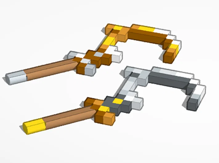Bộ sưu tập vũ khí Minecraft Dungeons cho mô hình Dummy 13 - Image 37