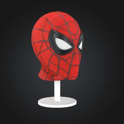 Mô hình tượng đầu Spider-Man in 3D độc đáo cho người hâm mộ Marvel