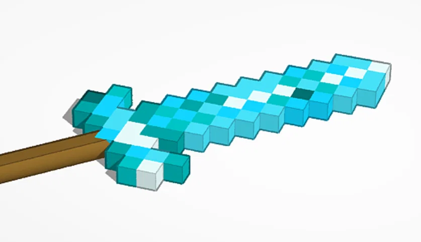 Bộ sưu tập vũ khí Minecraft Dungeons cho mô hình Dummy 13 - Image 41
