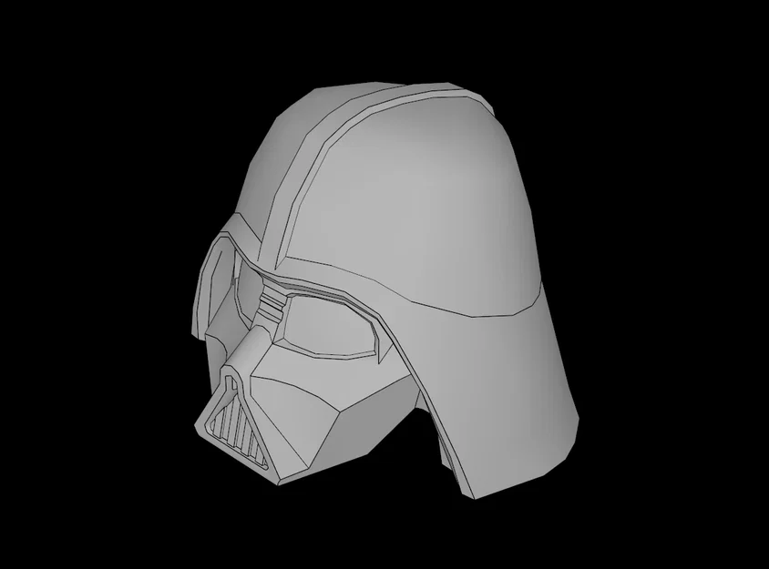 Mũ giáp Darth Vader 3D - Phụ kiện tương thích hệ thống LEGO - Image 1