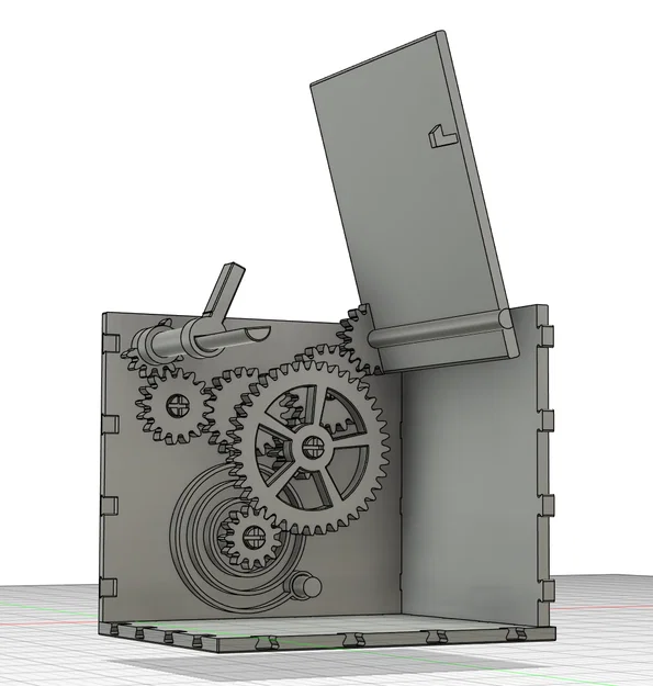 Hộp Bật Ngón Giữa Pop Up – Lò Xo, In 3D 100%, Không Cần Support, Dễ Ráp - Image 4