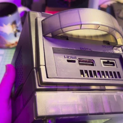 Rear I/O cho Nintendo GameCube (DOL-001) cho Hispeedido HDMI Mod
