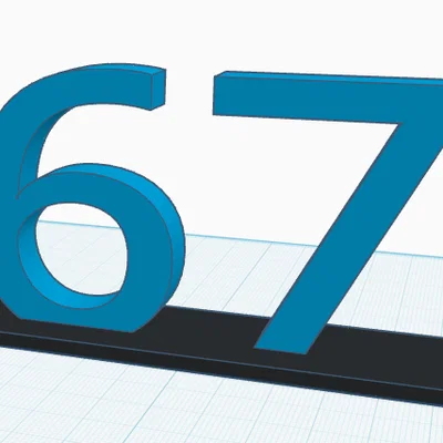 Mô hình số 67 trang trí để bàn bằng in 3D độc đáo