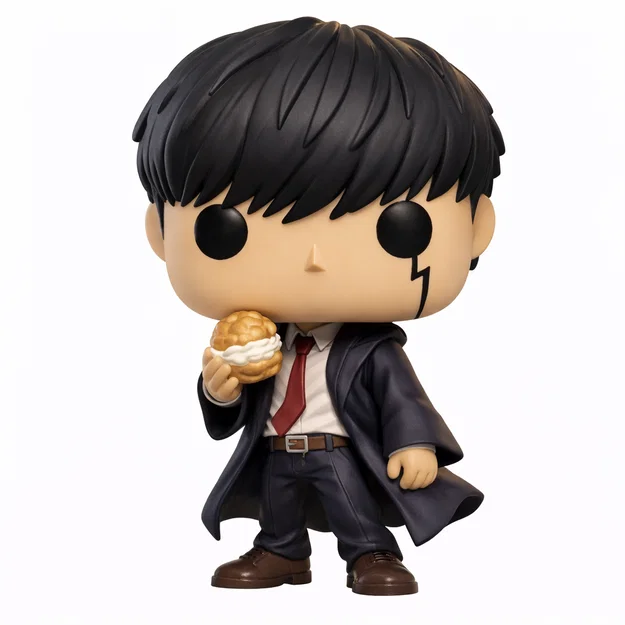 Mô hình 3D Mash Burnedead từ Mashle phong cách Funko Pop dễ thương - Image 2