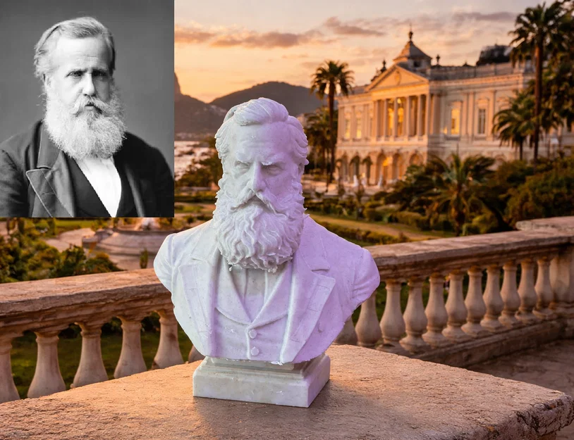 Pedro II của Brazil (The Magnanimous) — Tượng bán thân - Image 1