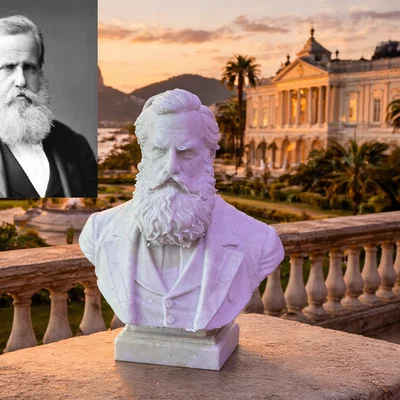 Pedro II của Brazil (The Magnanimous) — Tượng bán thân