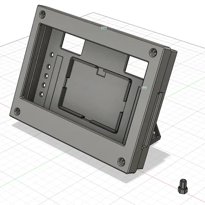 Vỏ và Chân đế cho Màn hình Raspberry Pi 7 Inch HAMTYSAN