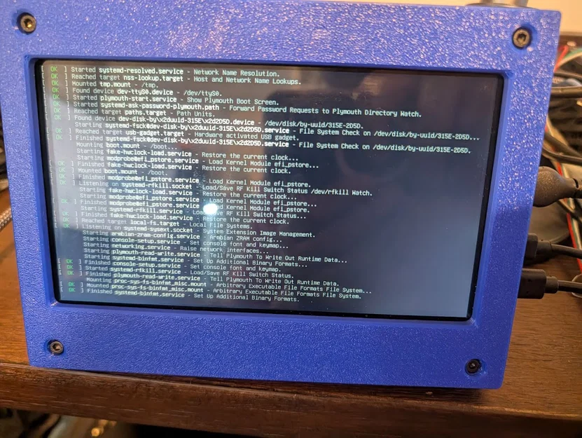 Vỏ và Chân đế cho Màn hình Raspberry Pi 7 Inch HAMTYSAN - Image 4