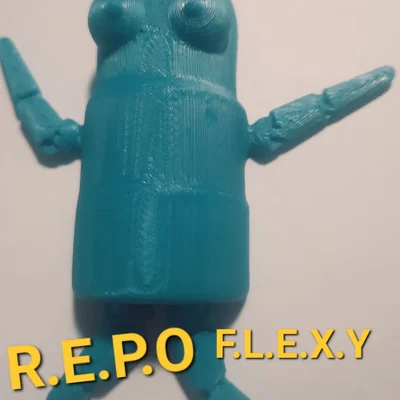 Mô hình R.E.P.O F.L.E.X.Y in 3D - Nhân vật game kinh dị linh hoạt