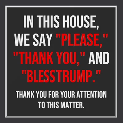 Bảng hiệu Pro Trump #1