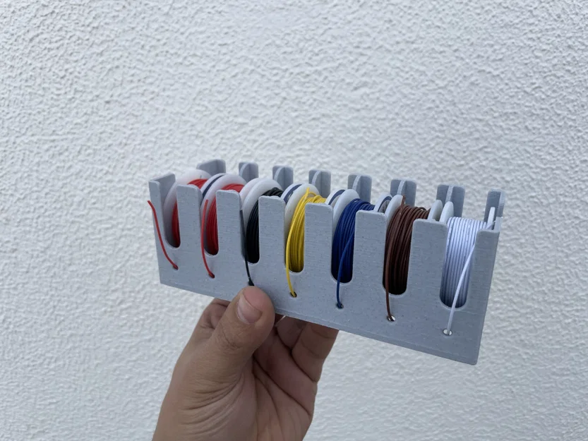 Giá treo cuộn dây 7 ngăn (Wire Spool Organizer) - Image 1