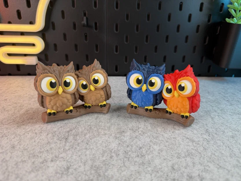 Cute Owls - Cặp đôi cú dễ thương - Image 3