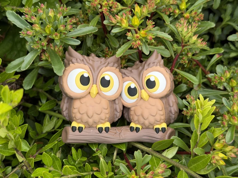 Cute Owls - Cặp đôi cú dễ thương - Image 7