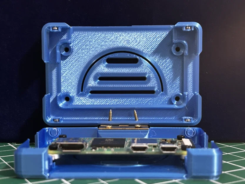 Vỏ hộp Ground Zero cho Pi Zero 2W có bản lề V1 - Image 1