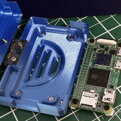 Vỏ hộp Ground Zero cho Pi Zero 2W có bản lề V1