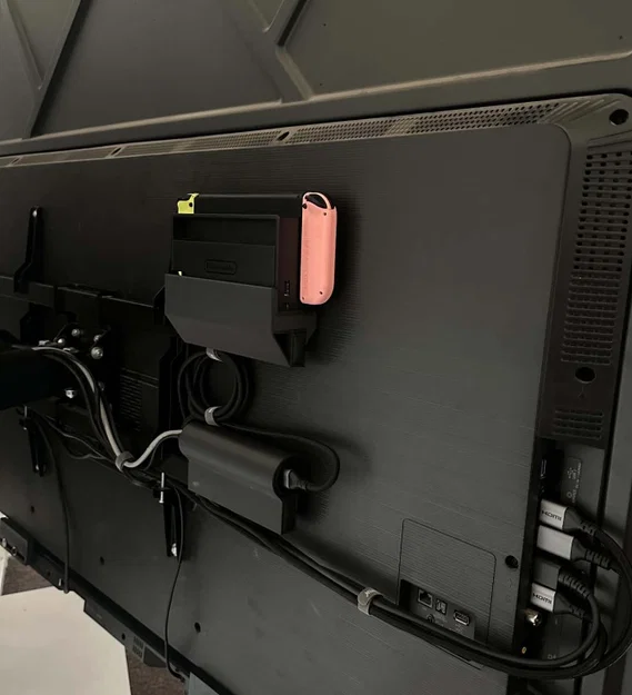 Ngàm gắn Nvidia Shield Tube phía sau TV - Giải pháp tiết kiệm không gian - Image 1