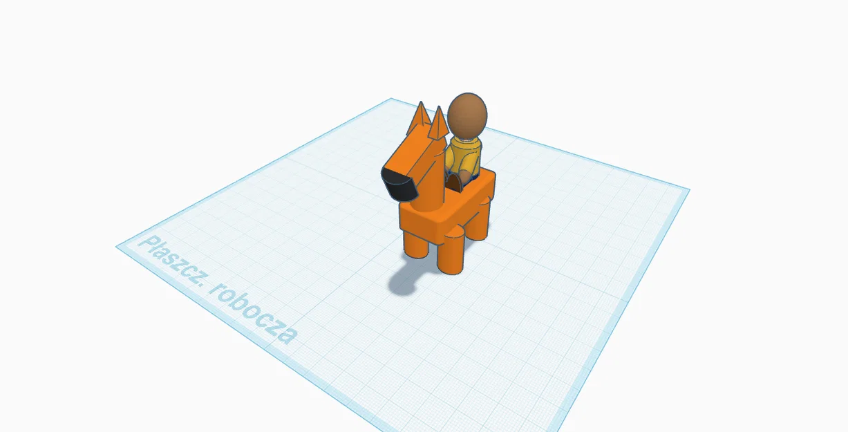 Mô hình chú ngựa và kỵ sĩ dễ thương in 3D cho trẻ em - Image 1