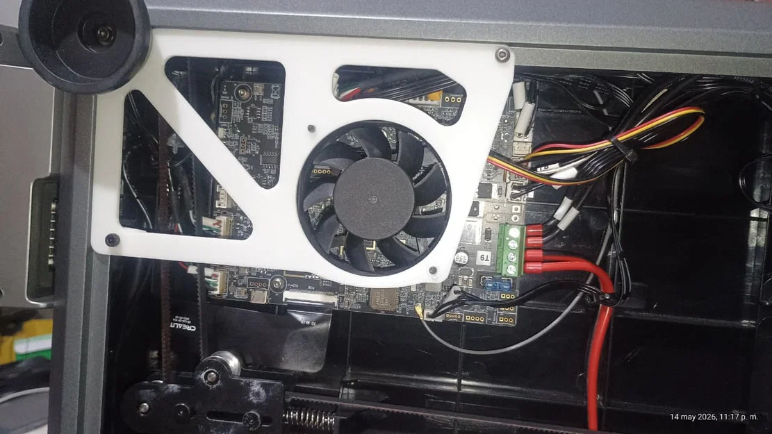 Đế gắn quạt tản nhiệt mainboard cho máy in 3D K1C - Image 2