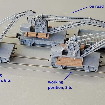 OIT - Cần cẩu đường sắt GWR No. 446 (Tỉ lệ 1:148)