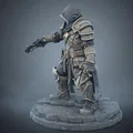 Bloodbound Realms – Human – Shadowbound Demon Hunter (Mô hình STL in 3D Dark Fantasy) - Thumbnail 2